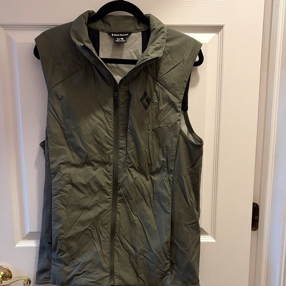 Black Diamond Green Vest Size Large